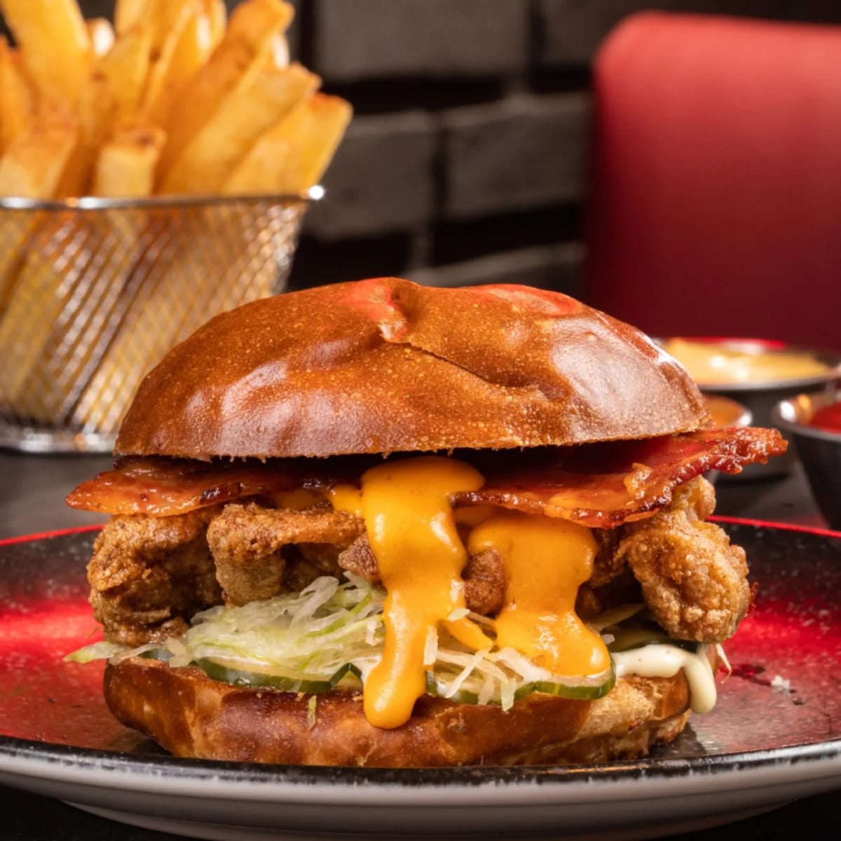 Chicky Crunch de Autoria con papas signature